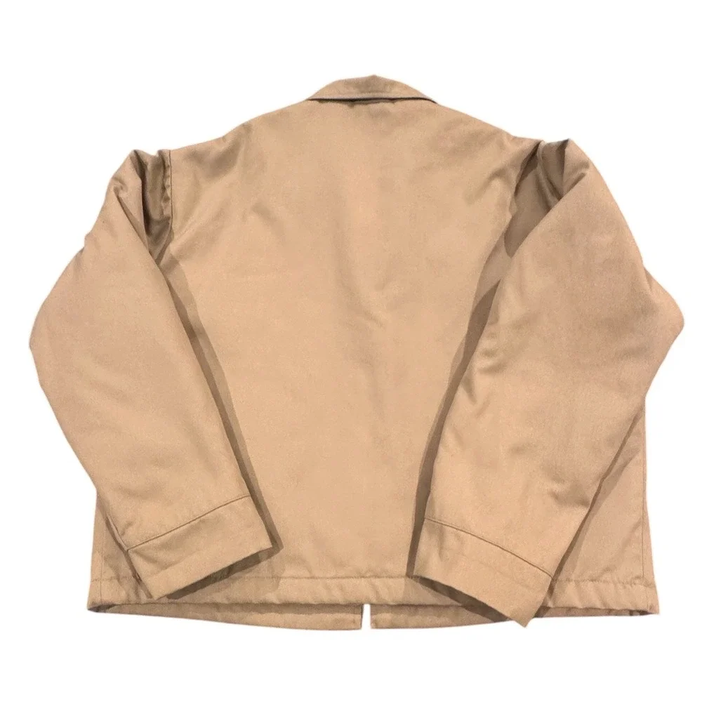 VTG BIG MAC Vintage 70s khaki red lined quilted work jacket Men's Large
